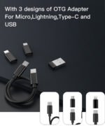 6 in 1 Storage Box Charging Cable With Holder - Image 3