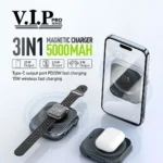 V.I.P Pro Series 3 In 1 Wireless & PD Charging Power Bank 5000mAh - Image 3