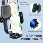 Car Phone Holder, Upgraded Strongest Suction Phone Holder For Cars, 2in1 Phone Holder - Image 5