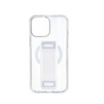 Clear Case With Silicon Grip (White)