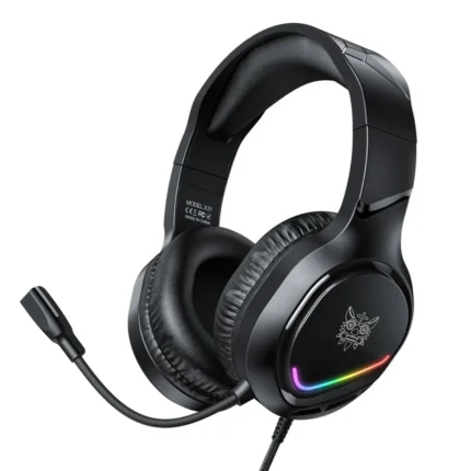 ONIKUMA X31 Wired RGB Dynamic Professional Gaming Headset with Surround Sound & HD Mic
